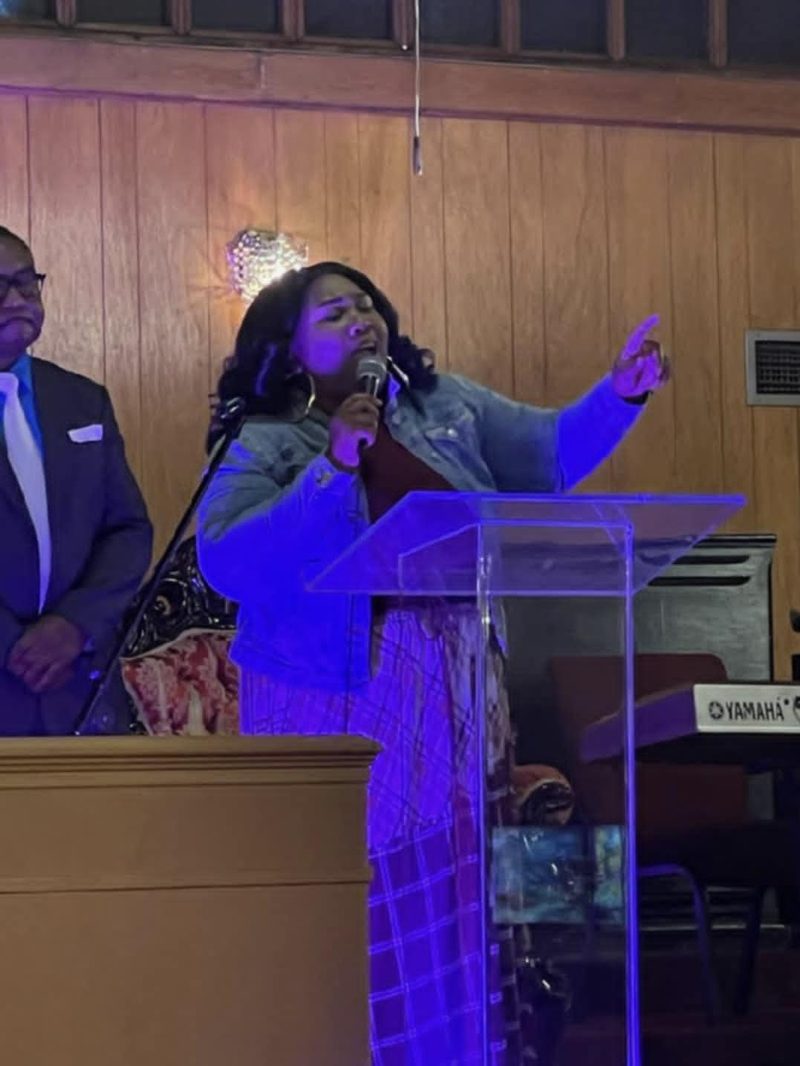 Ministering the Word at Word of Life Faith Church